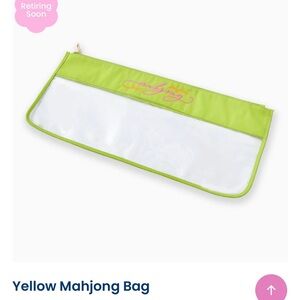 Oh My Mahjong Chartreuse Tile Bag